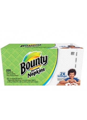 Bounty® Quilted Napkins, 1-Ply, 200/Pack